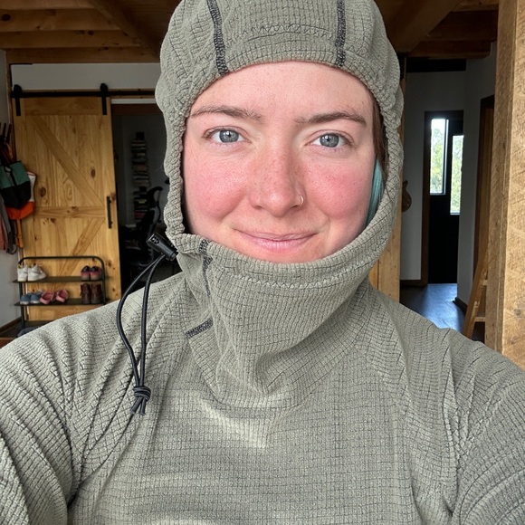 Melanzana Sage Green Hooded Sweatshirt - Picture 4 of 4